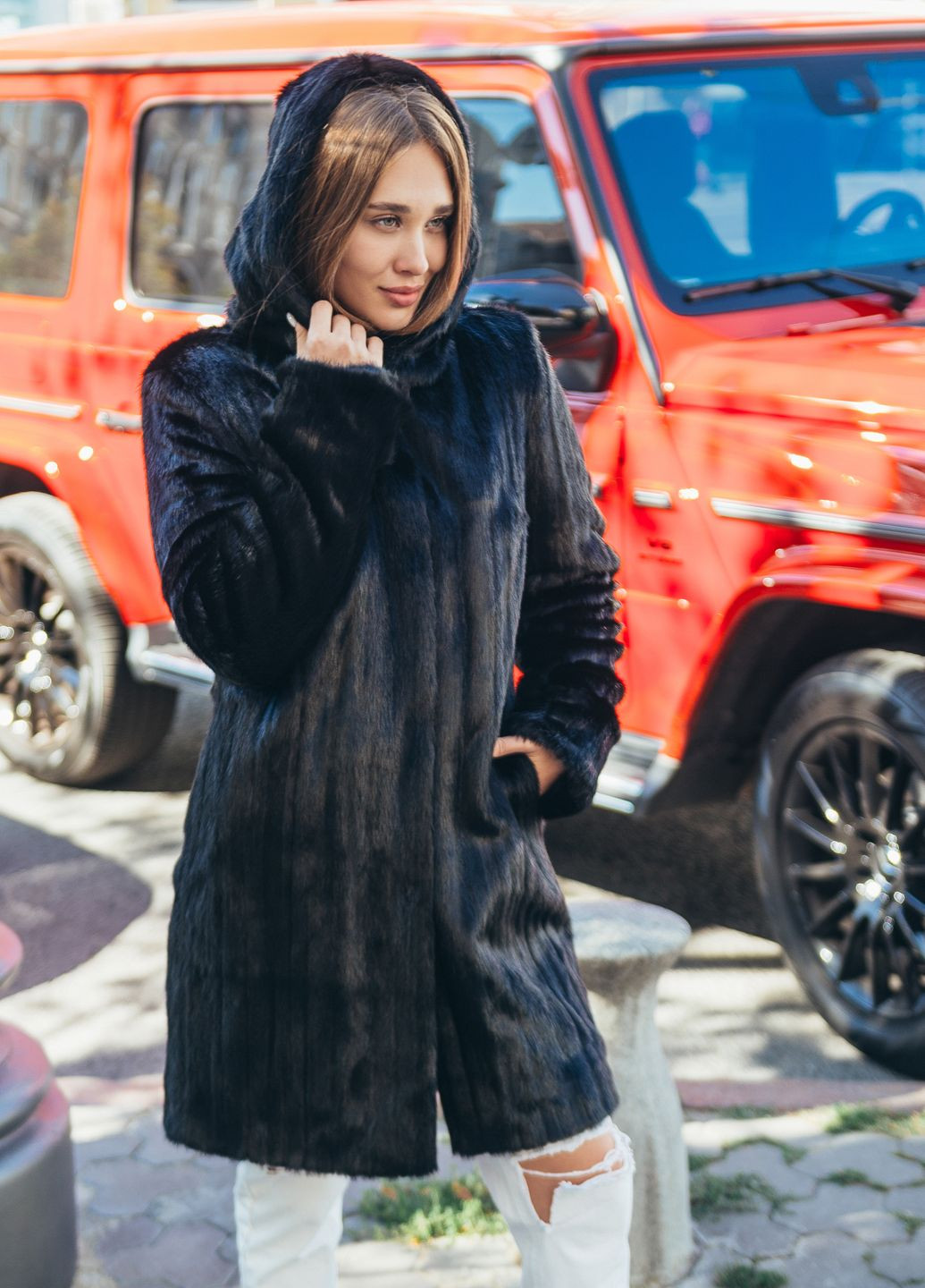 Шуба 2-080 чорна