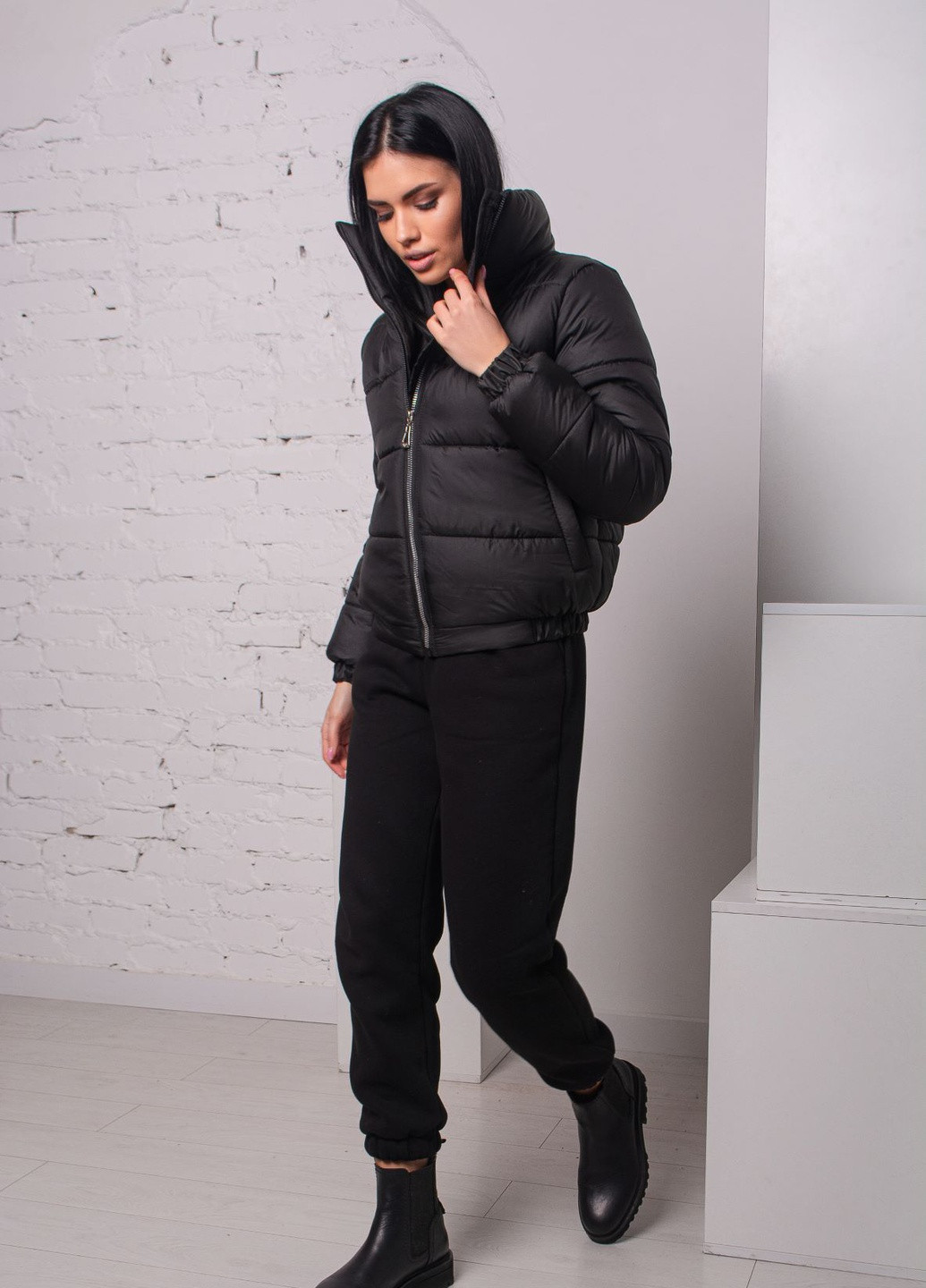 Куртка к-008 чорна