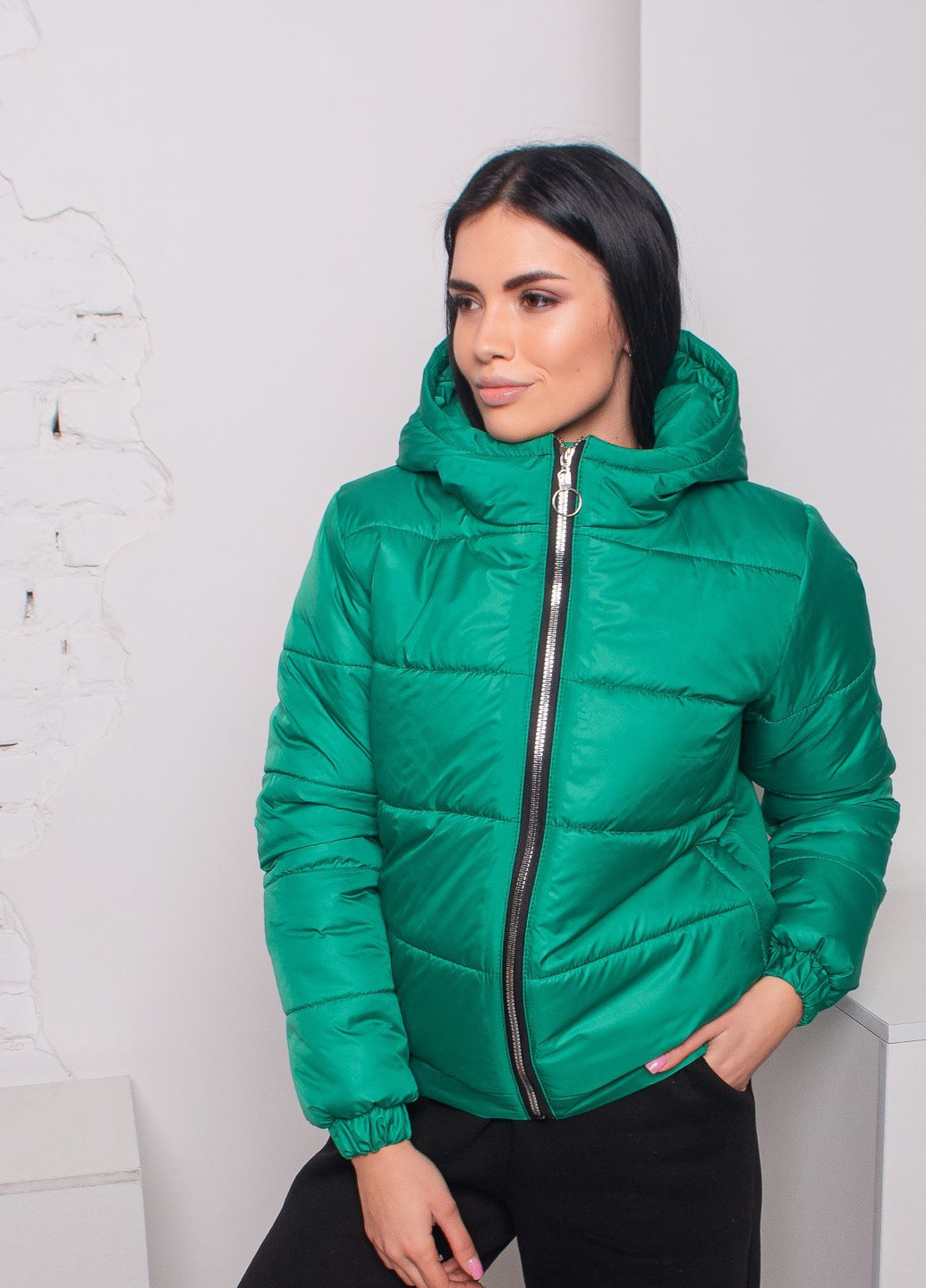 Куртка к-007 зелена