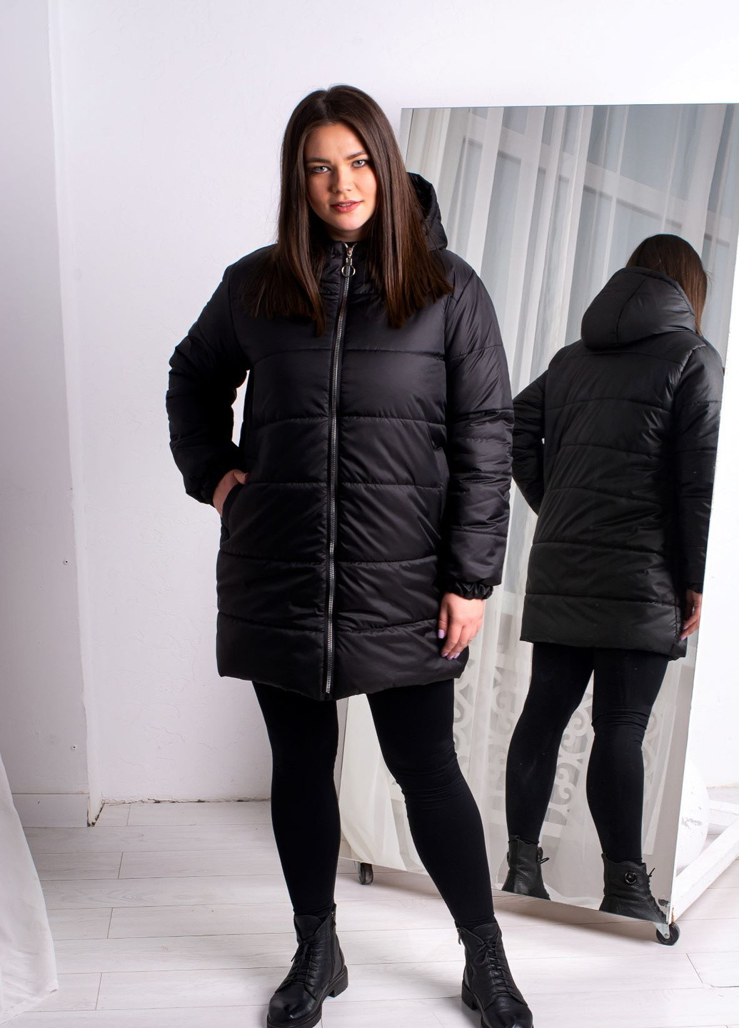 Куртка к-012 чорна